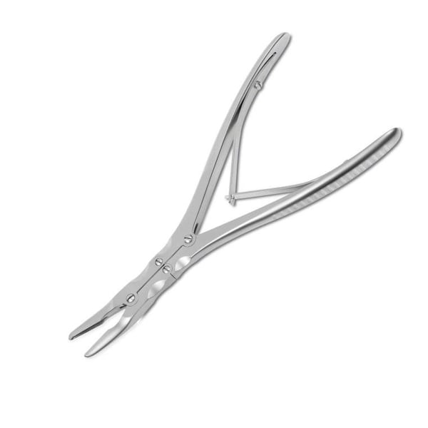 Von Klaus Beyer Bone Rongeur, Double-Action, Curved, 7-1/8in (18.0cm), Jaws 3.0mm Wide, German, Von Klaus VK131-1103 - main